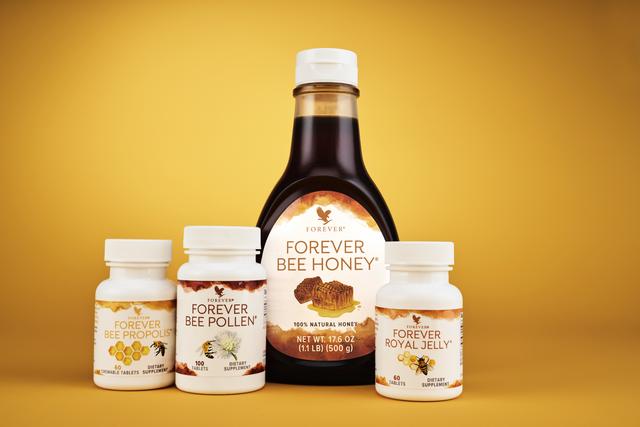 4 Produkte Forever Honey zusammen