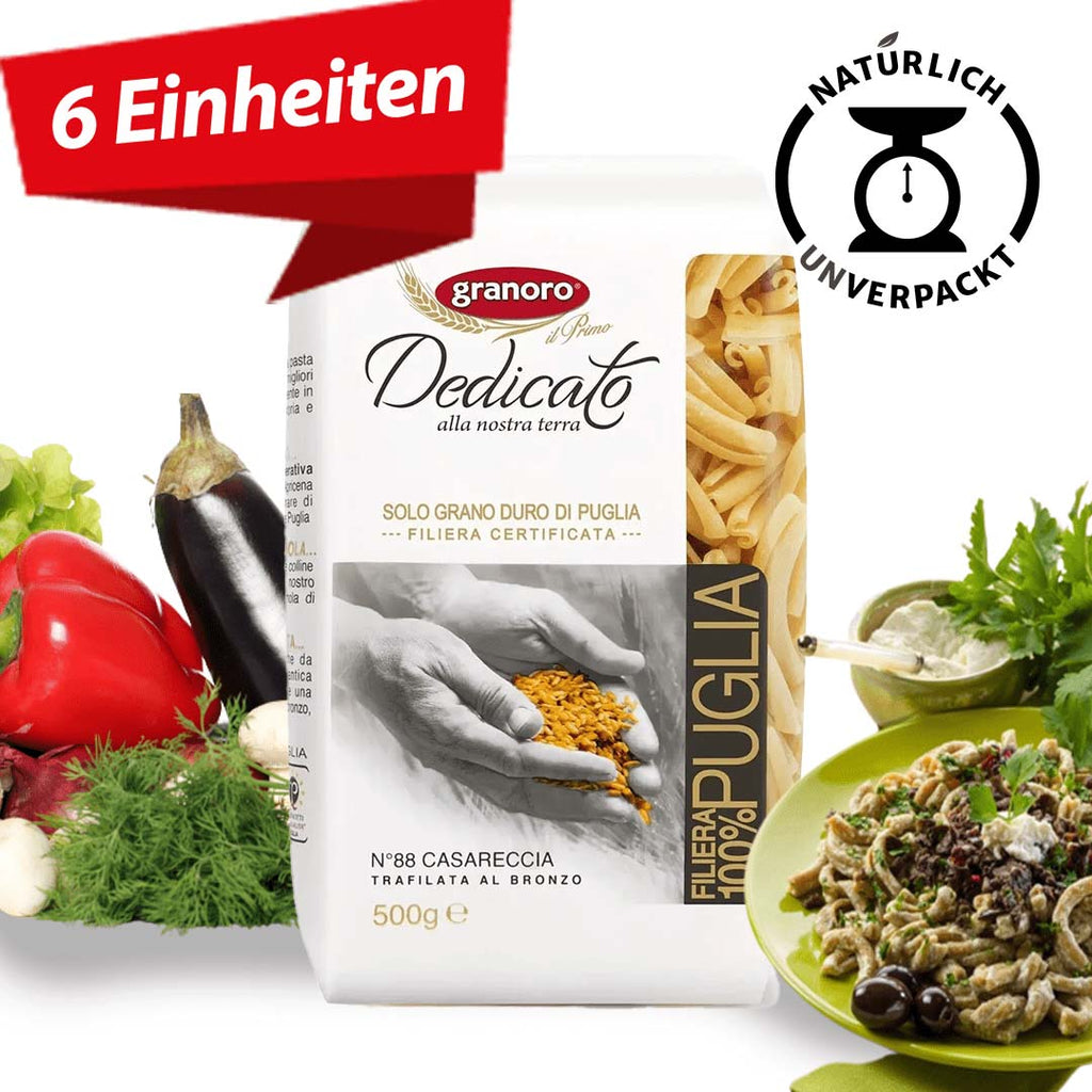 Set à 6 Casarecce GRANORO 500 g
