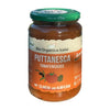 Fertig Tomatensauce Puttanesca mit Oliven und Kapern