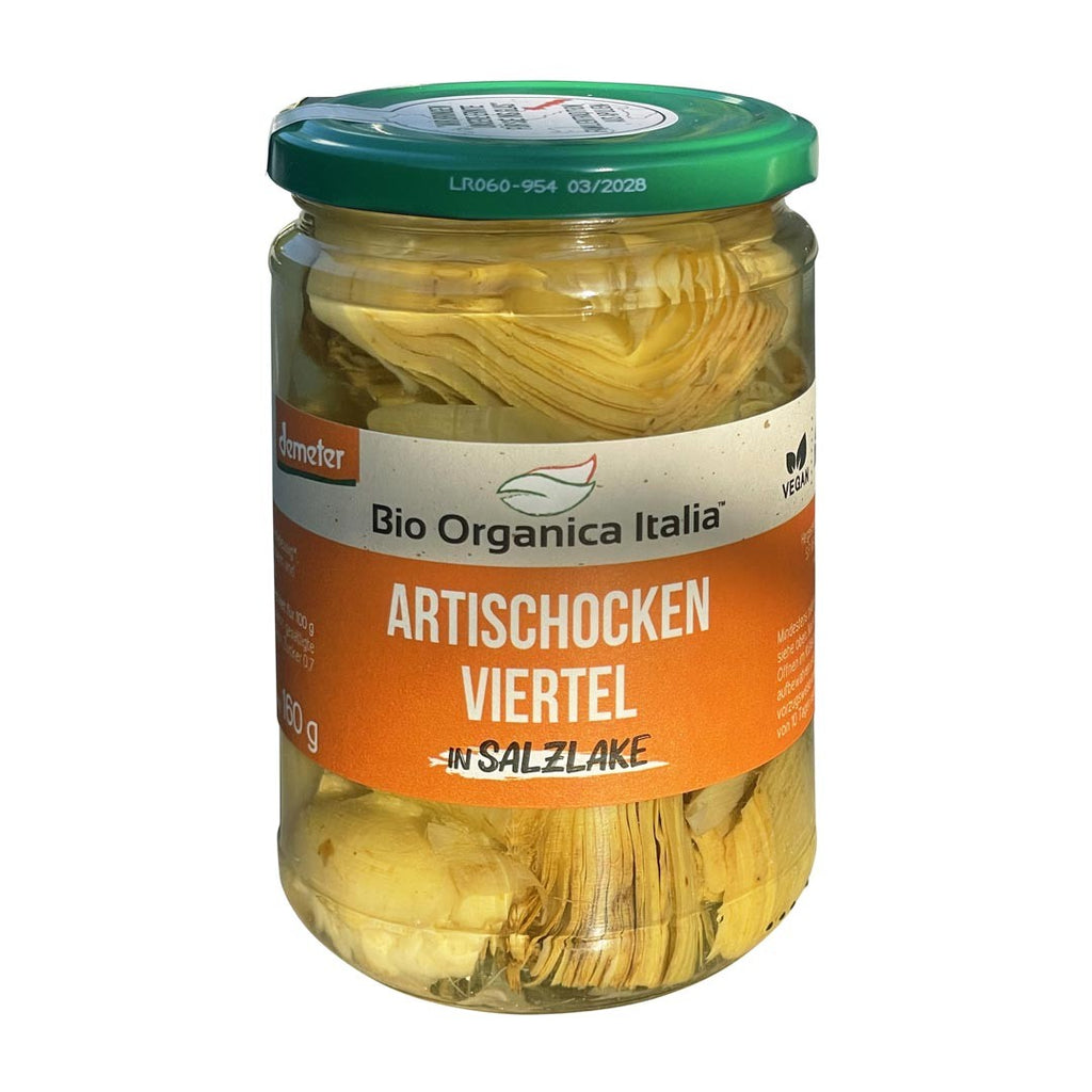 Artischocken Viertel in Salzlake