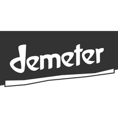 Demeter Label mit Demeter Produkte