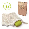 Sisal Seifen-Säckchen (3er-Set) biologisch abbaubar