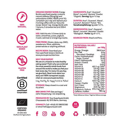 bio energy bomb superfood