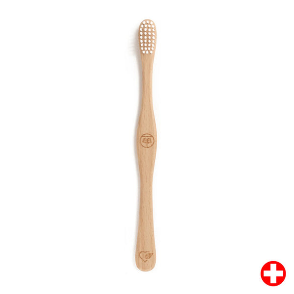 Buchenholz-Zahnbürste soft, Motiv Palme