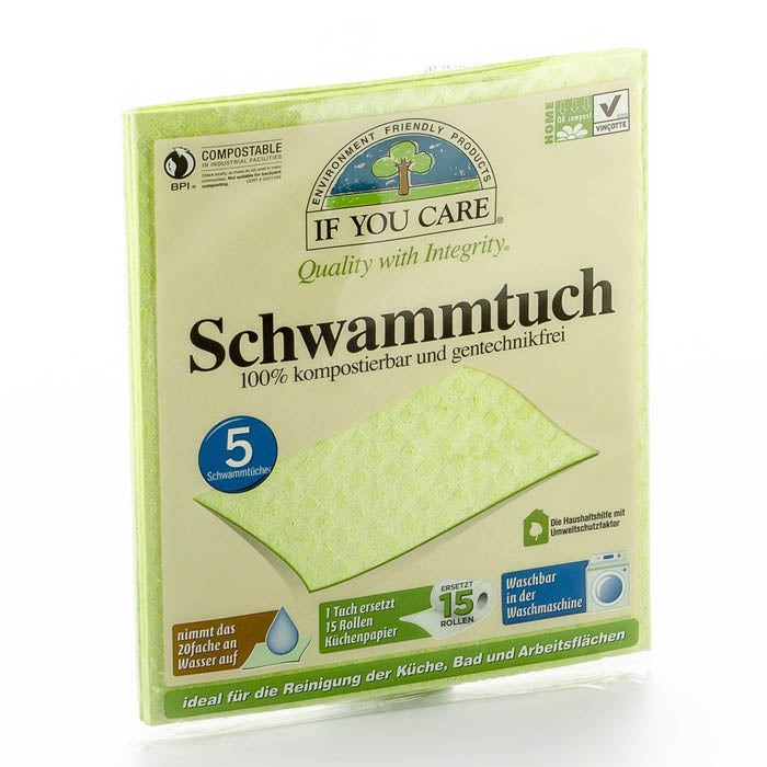 If you Care Schwammtücher, 5 Stück